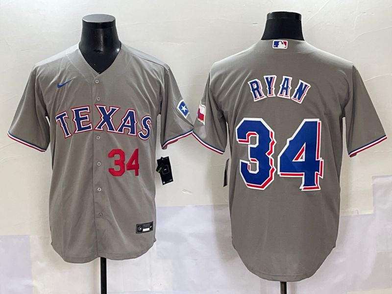 Men 2025 Texas Rangers #34 Ryan Grey Game Nike MLB Jersey style 3